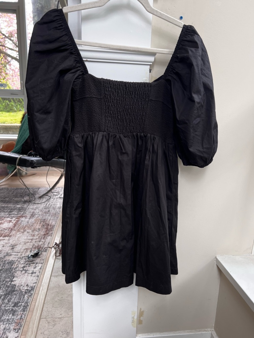 Maeve puff sleeve smocked mini dress - Picture 6 of 8